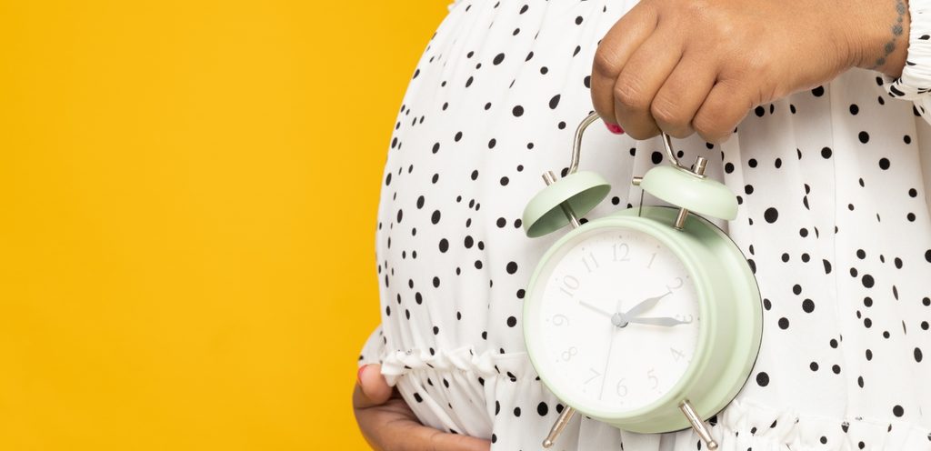 بطن امرأة حامل