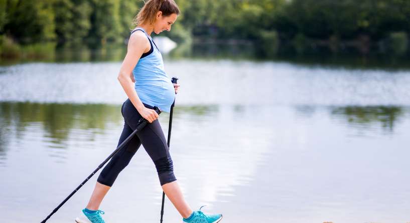 حامل تمشي في الطبيعة