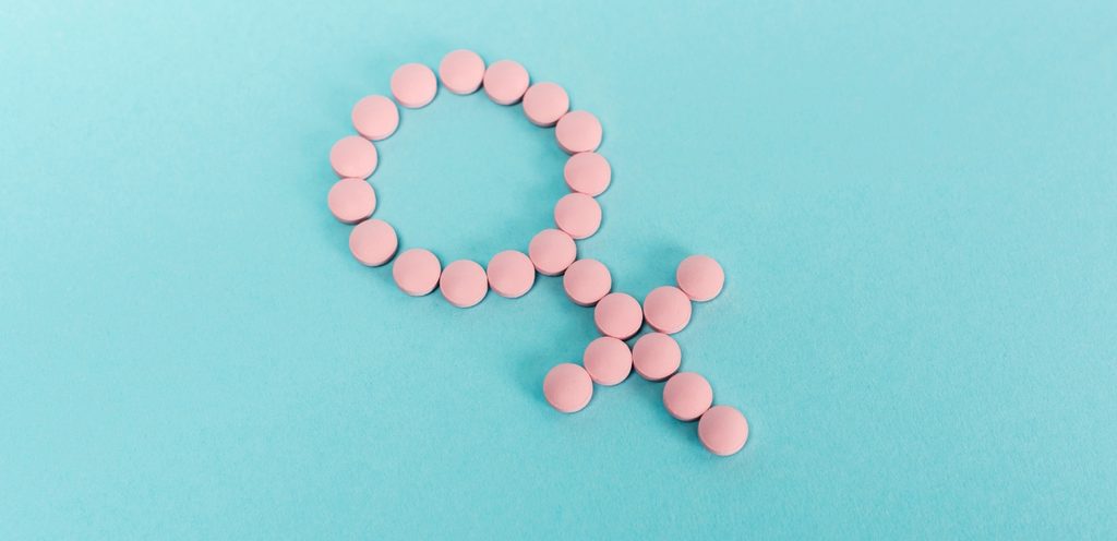 حبوب زهريّة على شكل شعار الأنثى