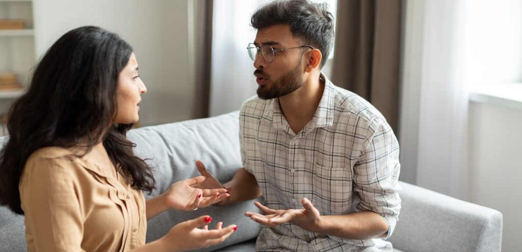 علاقة زوجية مظطربة