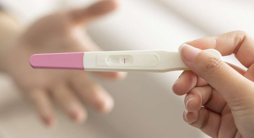 اختبار حمل منزلي سلبي