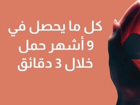 بالفيديو، كل ما يحصل في 9 أشهر حمل خلال 3 دقائق