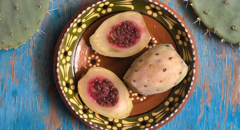 طبق من التين الشوكي