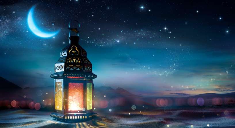 فانوس رمضان وهلال