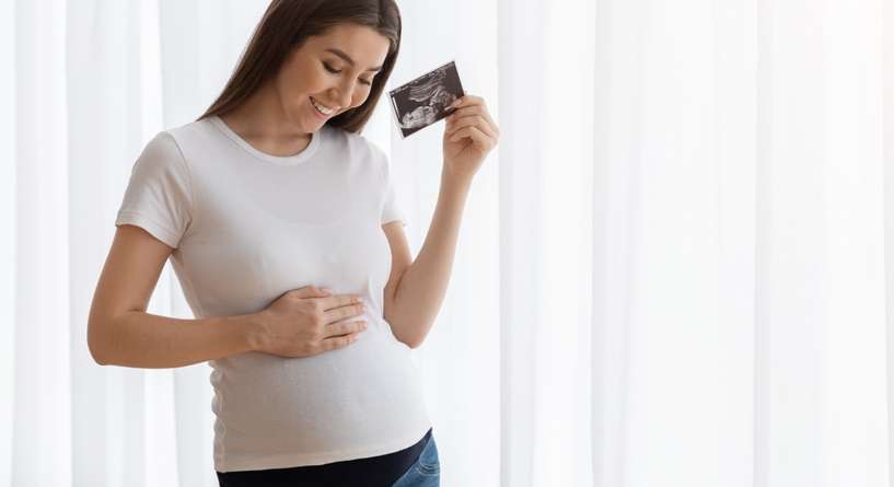 شكل بطن الحامل في الأسبوع السابع عشر
