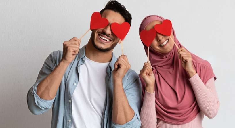 زوجان في حالة حب