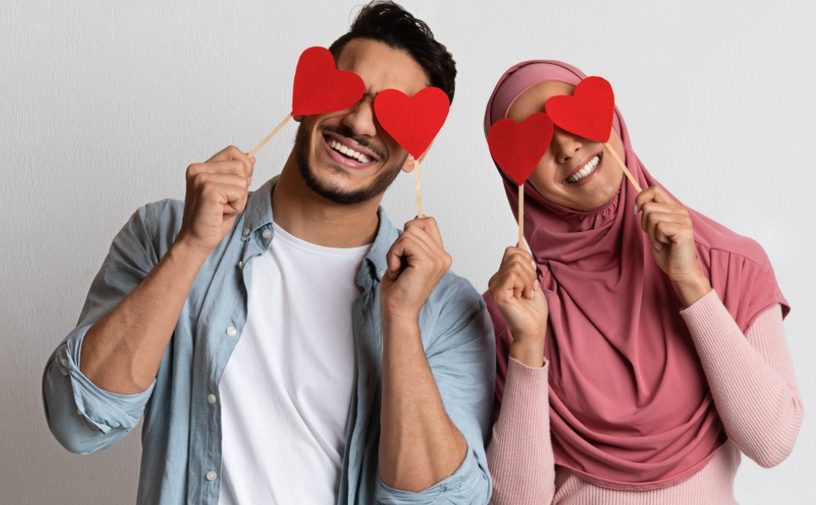 زوجان في حالة حب