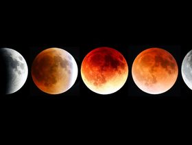 اطوار القمر بالترتيب للاطفال​