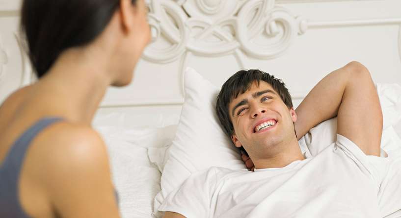 نظرات الرجل المثار​