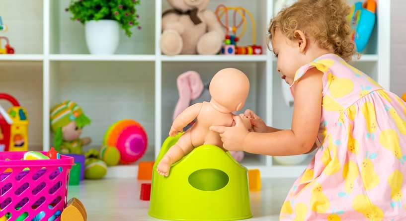 متى يتعلم الطفل الحمام​