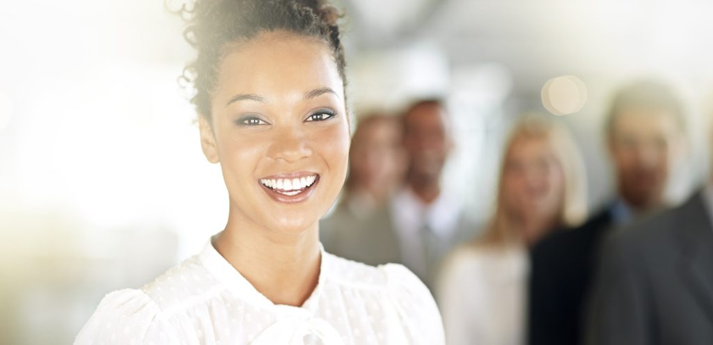 امرأة سعيدة