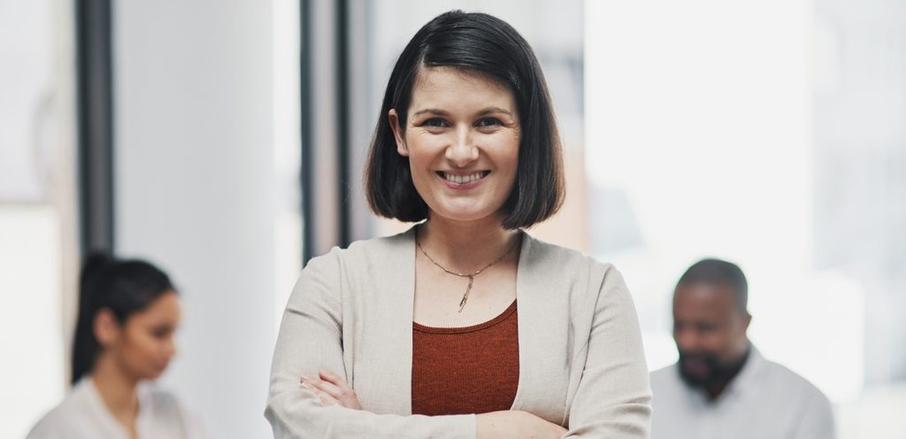 امرأة سعيدة