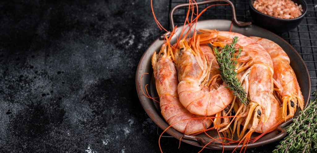 طبق من الروبيان