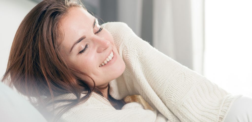 امرأة سعيدة