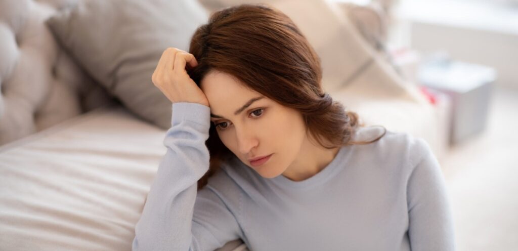 امرأة متعبة