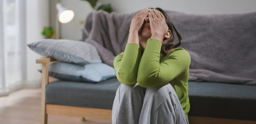 امرأة متعبة