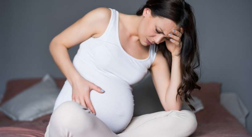 حركة الجنين قوية ومؤلمة في الشهر التاسع