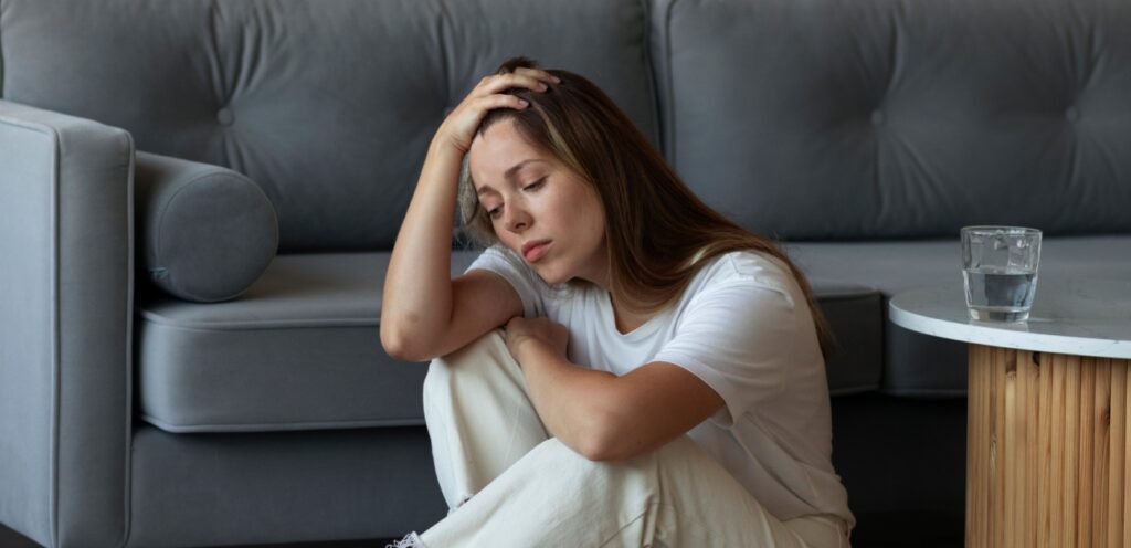 امرأة متعبة