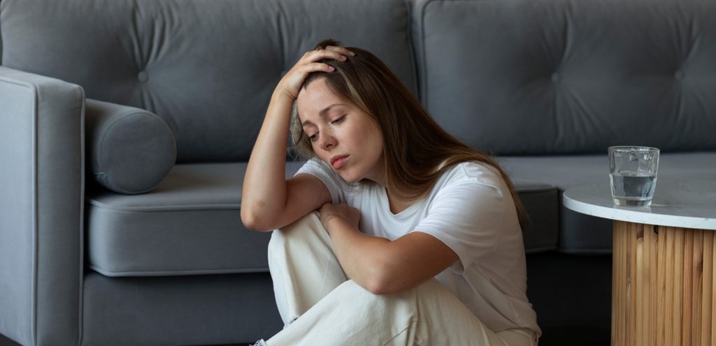 امرأة متعبة