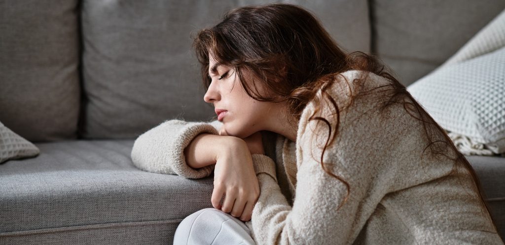 امرأة متعبة