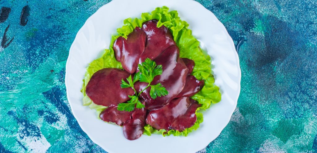 طبق كبدة حيواني