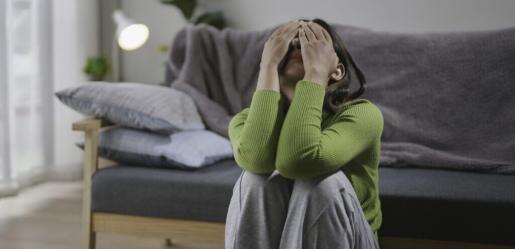 امرأة متعبة