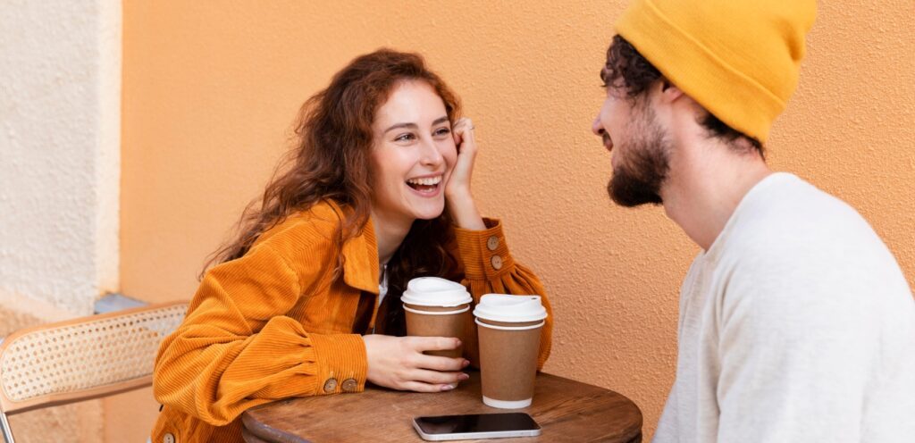 زوجان في المقهى