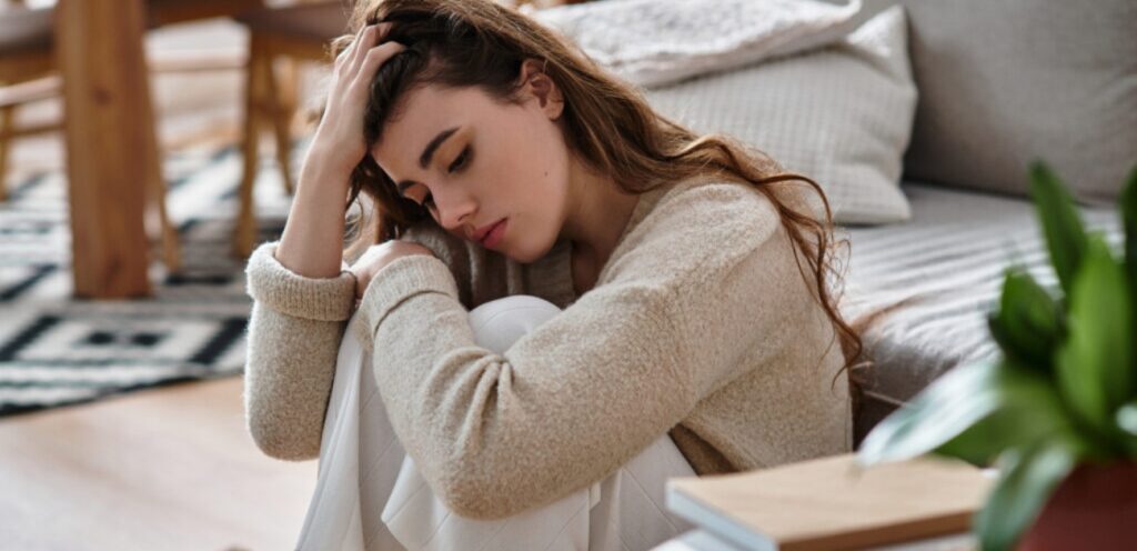 امرأة متعبة