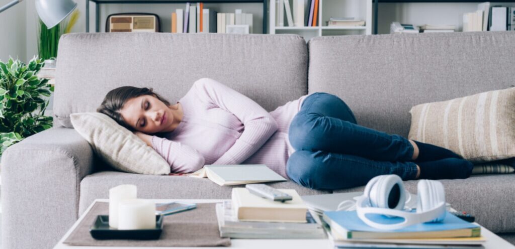 امرأة متعبة