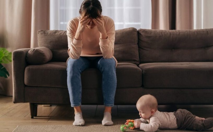 أم متعبة نفسيًا