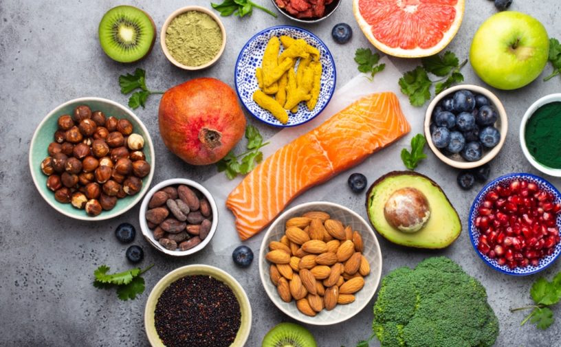 مكونات الغذاء الصحي