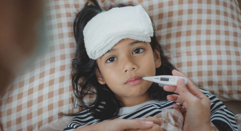 درجة حرارة الطفل الطبيعية