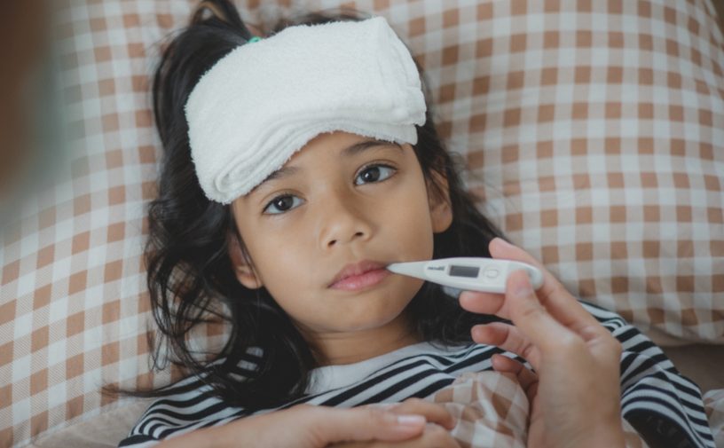 درجة حرارة الطفل الطبيعية