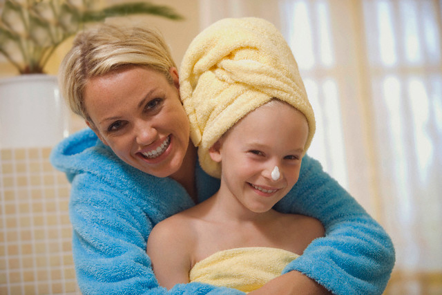 Towel, Bath Towel, Person