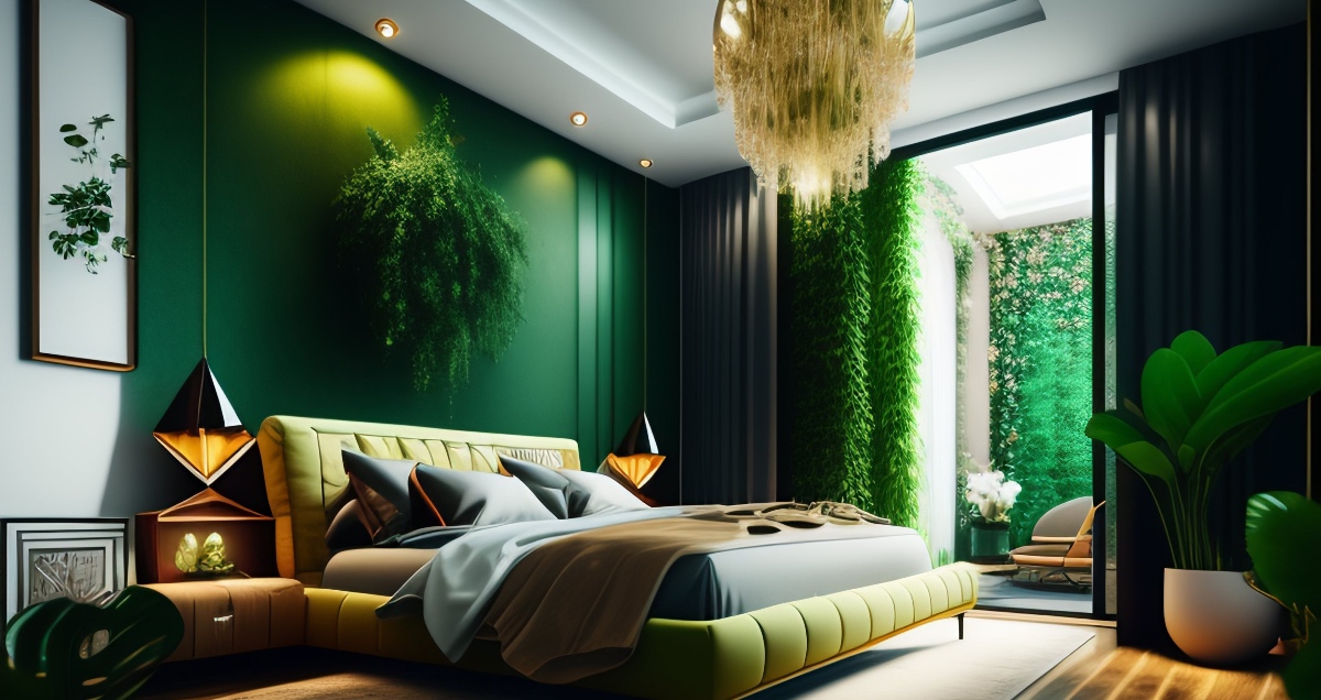 أفكار تصميم غرفة نوم مع غرفة ملابس وحمام